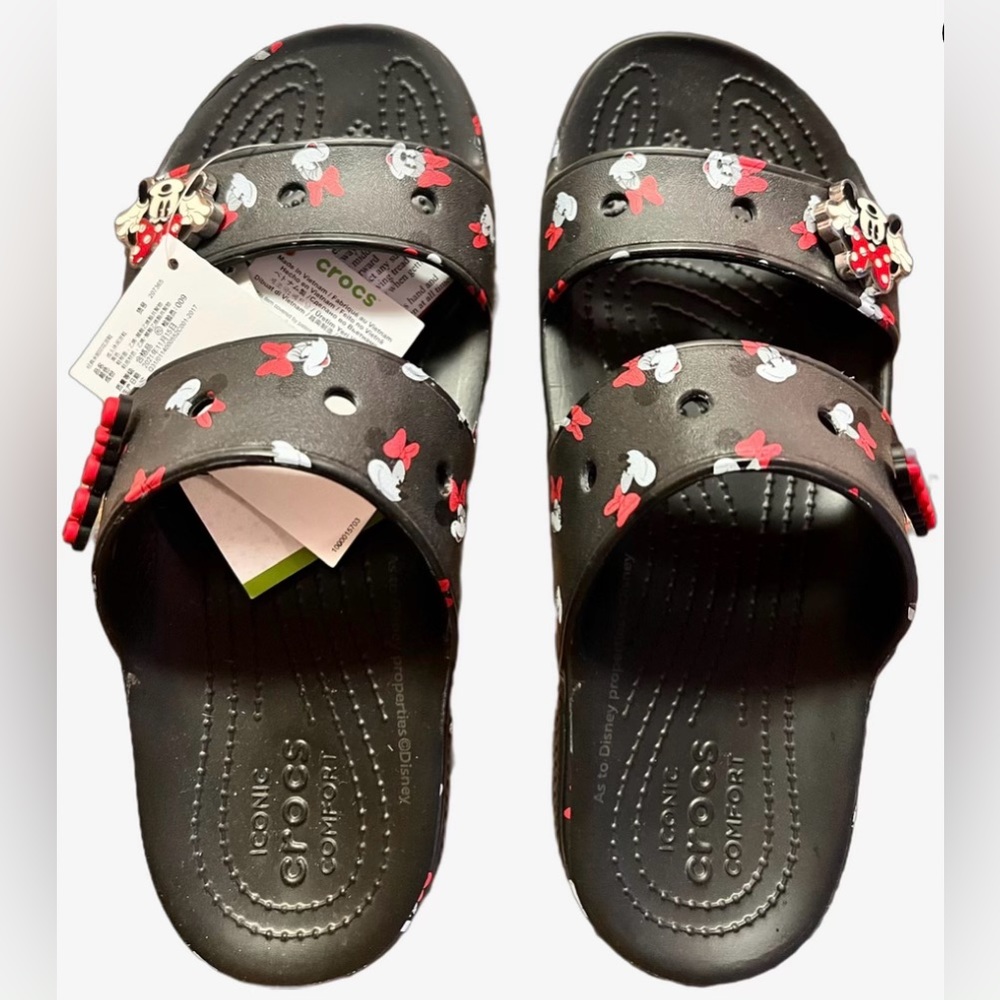 Brand new Minnie Mouse crocs slide park exclusive
